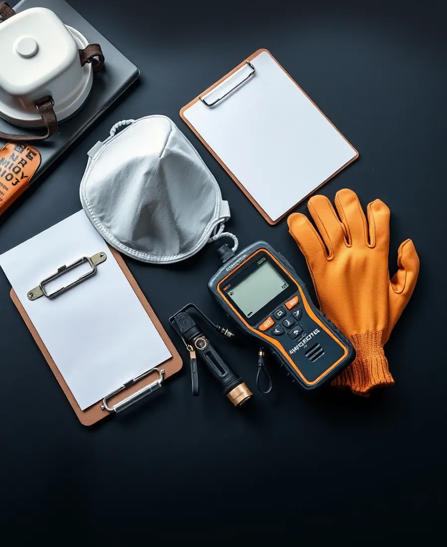Mold inspection and moisture testing equipment